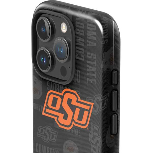 Oklahoma State University Split Jersey iPhone 16 Pro Impact Case