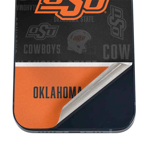Oklahoma State University Split Jersey iPhone 16 Skin