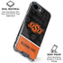 Oklahoma State University Split Jersey iPhone 16e Clear Case