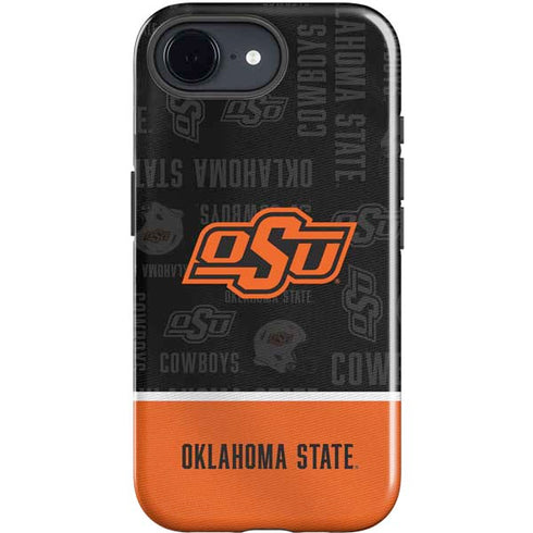 Oklahoma State University Split Jersey iPhone 16e Impact Case