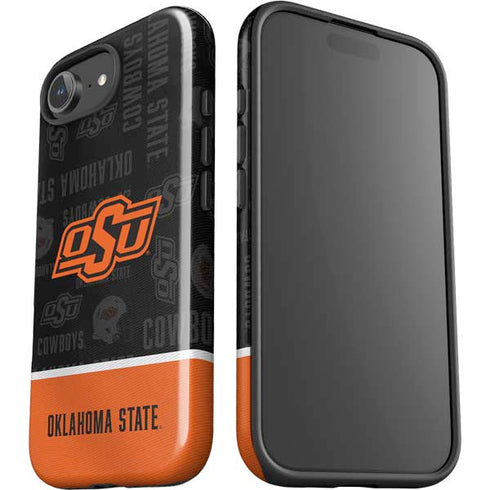 Oklahoma State University Split Jersey iPhone 16e Impact Case