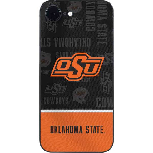 Oklahoma State University Split Jersey iPhone 16e Skin