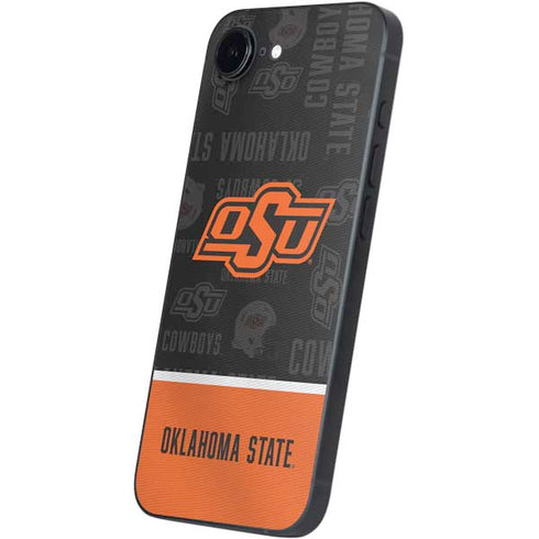 Oklahoma State University Split Jersey iPhone 16e Skin