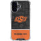 Oklahoma State University Split Jersey iPhone 17 Clear Case