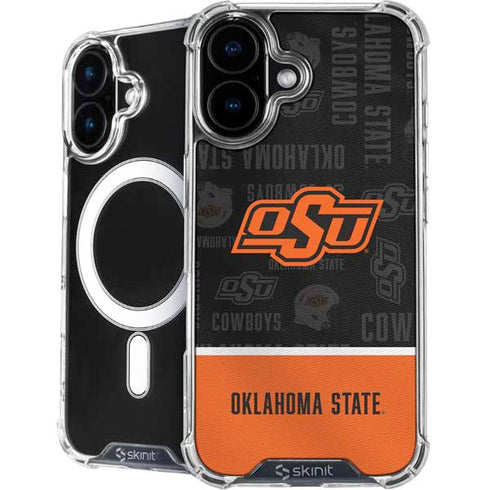 Oklahoma State University Split Jersey iPhone 17 MagSafe Case