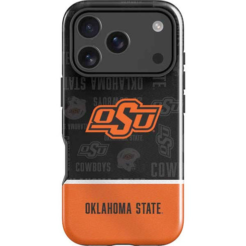 Oklahoma State University Split Jersey iPhone 18 Pro Impact Case