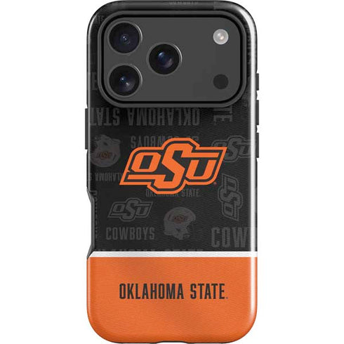 Oklahoma State University Split Jersey iPhone 18 Pro Max Impact Case