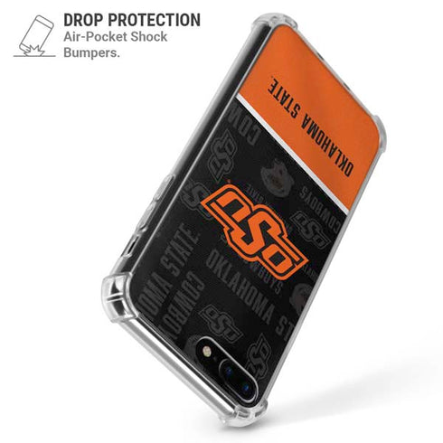 Oklahoma State University Split Jersey iPhone 7/8 Plus Clear Case