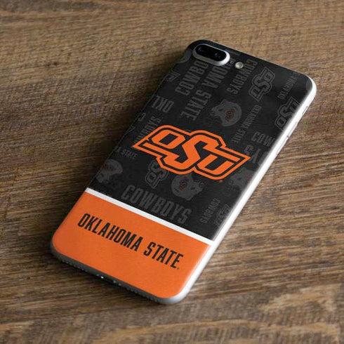 Oklahoma State University Split Jersey iPhone 7 Plus Skin