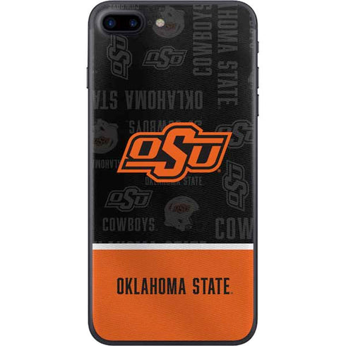 Oklahoma State University Split Jersey iPhone 8 Plus Skin