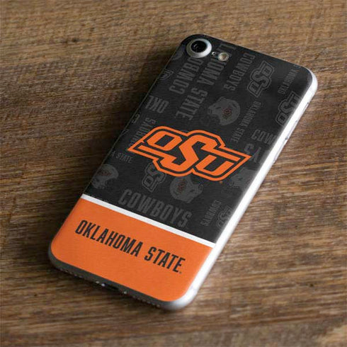 Oklahoma State University Split Jersey iPhone 8 Skin