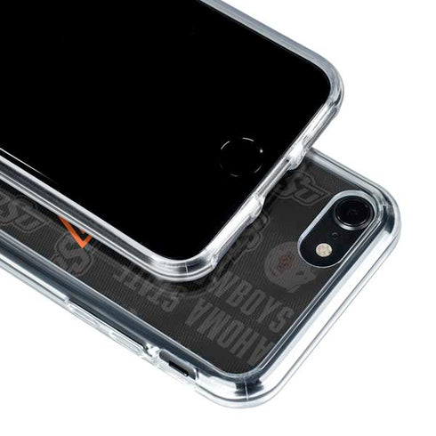 Oklahoma State University Split Jersey iPhone SE (2nd & 3rd Gen) Clear Case
