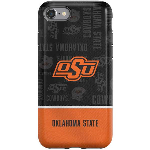 Oklahoma State University Split Jersey iPhone SE (2nd & 3rd Gen) Pro Case