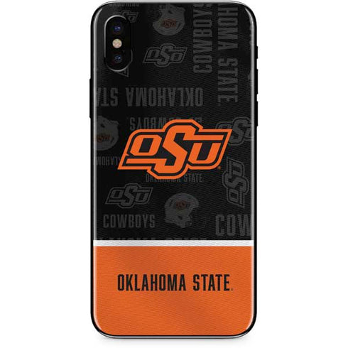 Oklahoma State University Split Jersey iPhone XS Max Skin