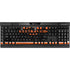 Oklahoma State University Split Jersey K95 RGB PLATINUM Mechanical Gaming Keyboard Skin