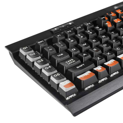 Oklahoma State University Split Jersey K95 RGB PLATINUM Mechanical Gaming Keyboard Skin
