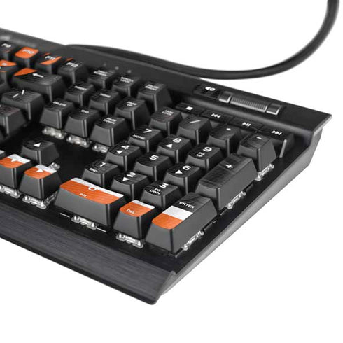 Oklahoma State University Split Jersey K95 RGB PLATINUM Mechanical Gaming Keyboard Skin