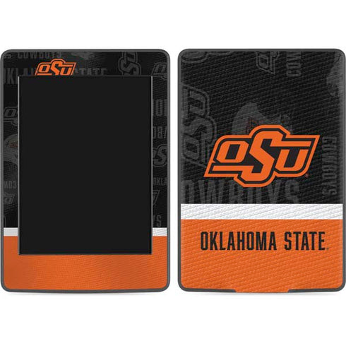 Oklahoma State University Split Jersey Amazon Kindle Skin