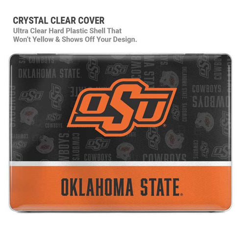 Oklahoma State University Split Jersey MacBook Air 13in M1 (2021) Case plus Skin