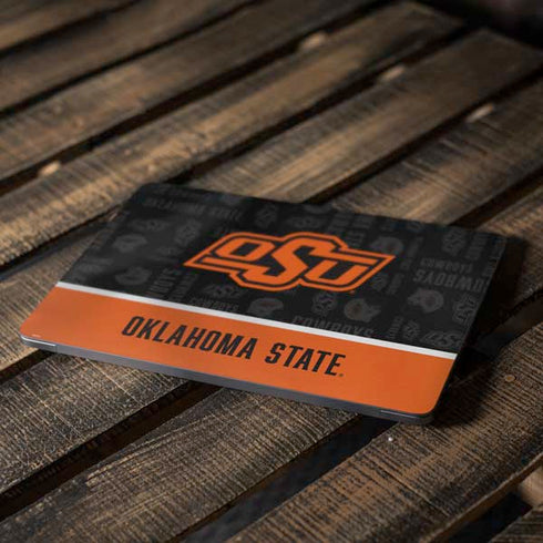 Oklahoma State University Split Jersey Apple MacBook Air Skin