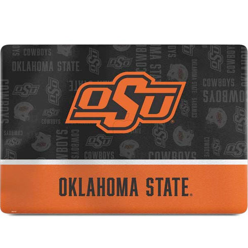 Oklahoma State University Split Jersey MacBook Skins