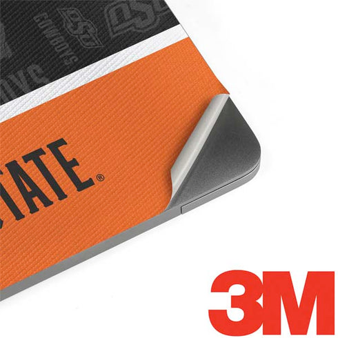 Oklahoma State University Split Jersey MacBook Skins