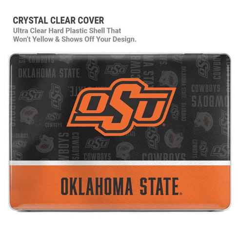 Oklahoma State University Split Jersey MacBook Pro 15in (2016-19) Case plus Skin
