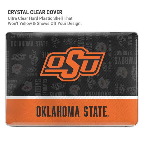 Oklahoma State University Split Jersey MacBook Pro 16in (2019-20) Case plus Skin