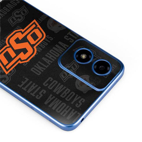 Oklahoma State University Split Jersey Moto G Play 4G (2024) Skin