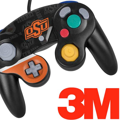 Oklahoma State University Split Jersey Nintendo GameCube Controller Skin