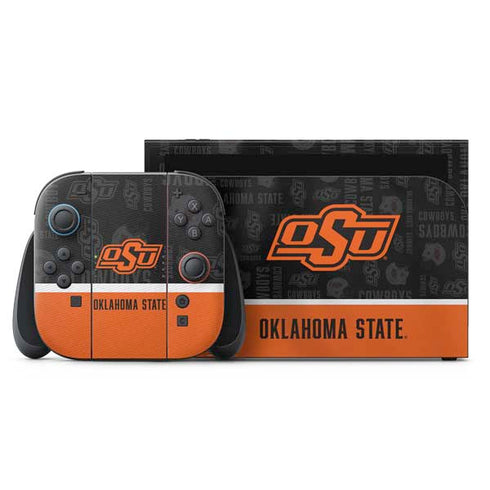 Oklahoma State University Split Jersey Nintendo Skins