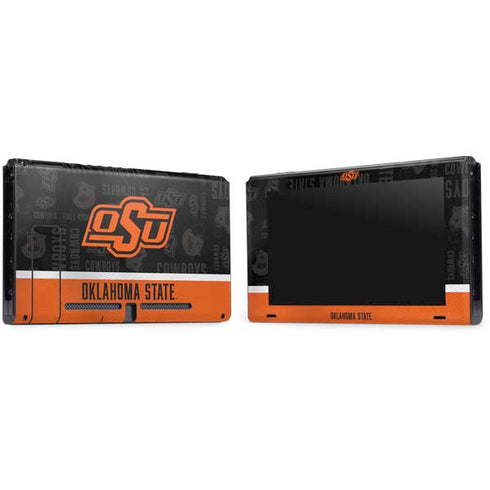 Oklahoma State University Split Jersey Nintendo Switch Bundle Skin