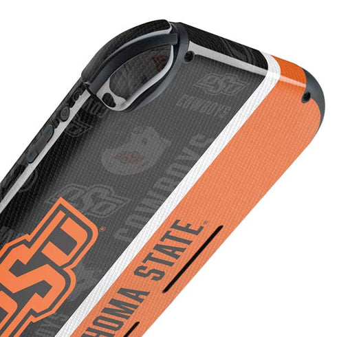 Oklahoma State University Split Jersey Nintendo Switch Lite Skin