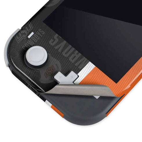 Oklahoma State University Split Jersey Nintendo Switch Lite Skin