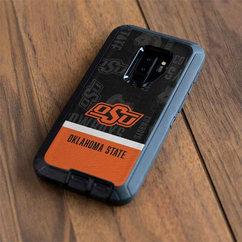 Oklahoma State University Split Jersey Otterbox Defender Galaxy Skin