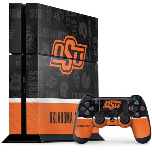 Oklahoma State University Split Jersey PlayStation PS4 Skins