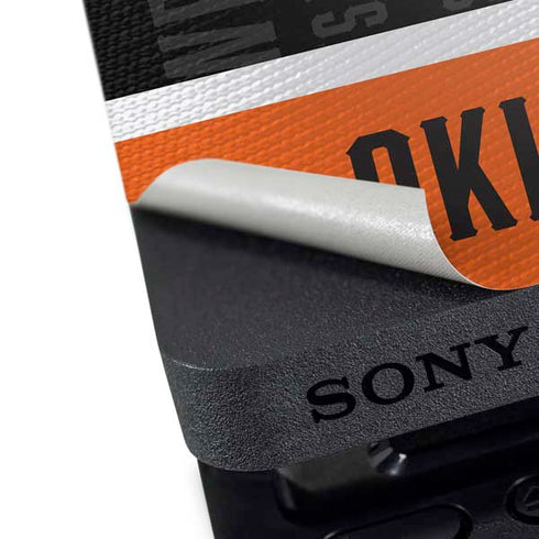 Oklahoma State University Split Jersey PS4 Pro Bundle Skin