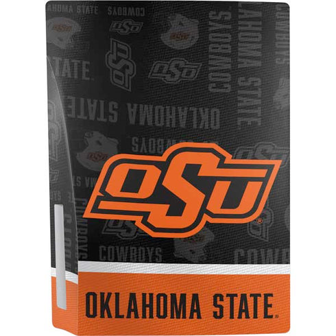 Oklahoma State University Split Jersey PS5 Console Skin