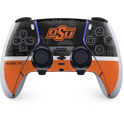 Oklahoma State University Split Jersey PlayStation PS5 Skins