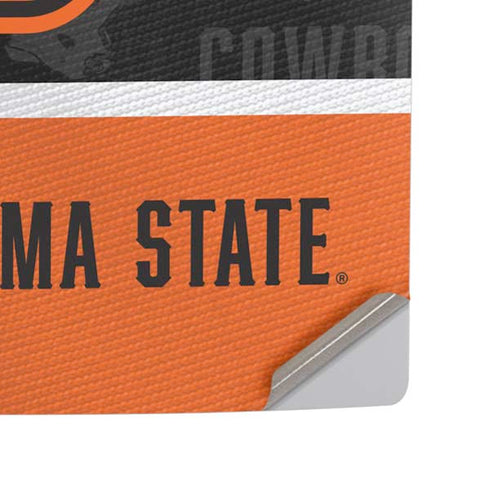 Oklahoma State University Split Jersey PS5 Slim Digital Edition Console Skin