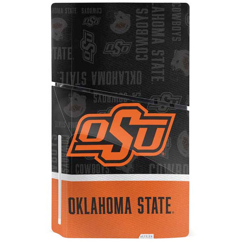 Oklahoma State University Split Jersey PS5 Slim Disk Bundle Skin