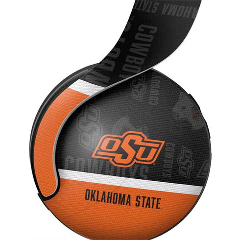 Oklahoma State University Split Jersey PULSE 3D Wireless Headset for PS5 Skin