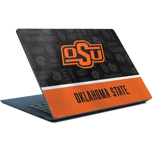 Oklahoma State University Split Jersey Surface Laptop Skin