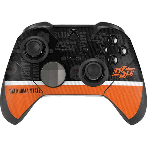 Oklahoma State University Split Jersey Xbox Elite Wireless Controller Series 2 Skin