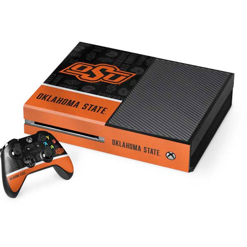 Oklahoma State University Split Jersey Xbox One Skins