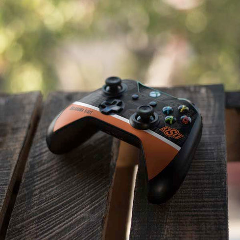 Oklahoma State University Split Jersey Xbox One S All-Digital Edition Bundle Skin