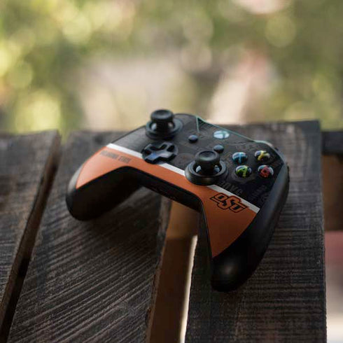 Oklahoma State University Split Jersey Xbox One S Controller Skin