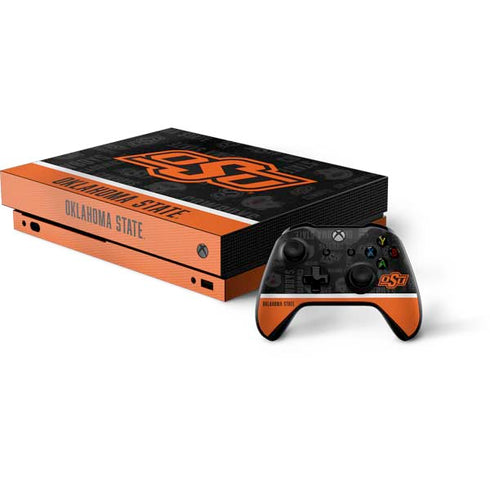Oklahoma State University Split Jersey Xbox One X Bundle Skin