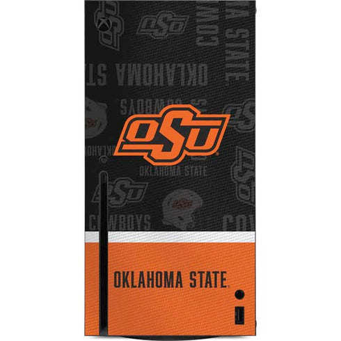 Oklahoma State University Split Jersey Xbox Series X Console Skin