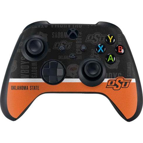 Oklahoma State University Split Jersey Xbox Series X Controller Skin